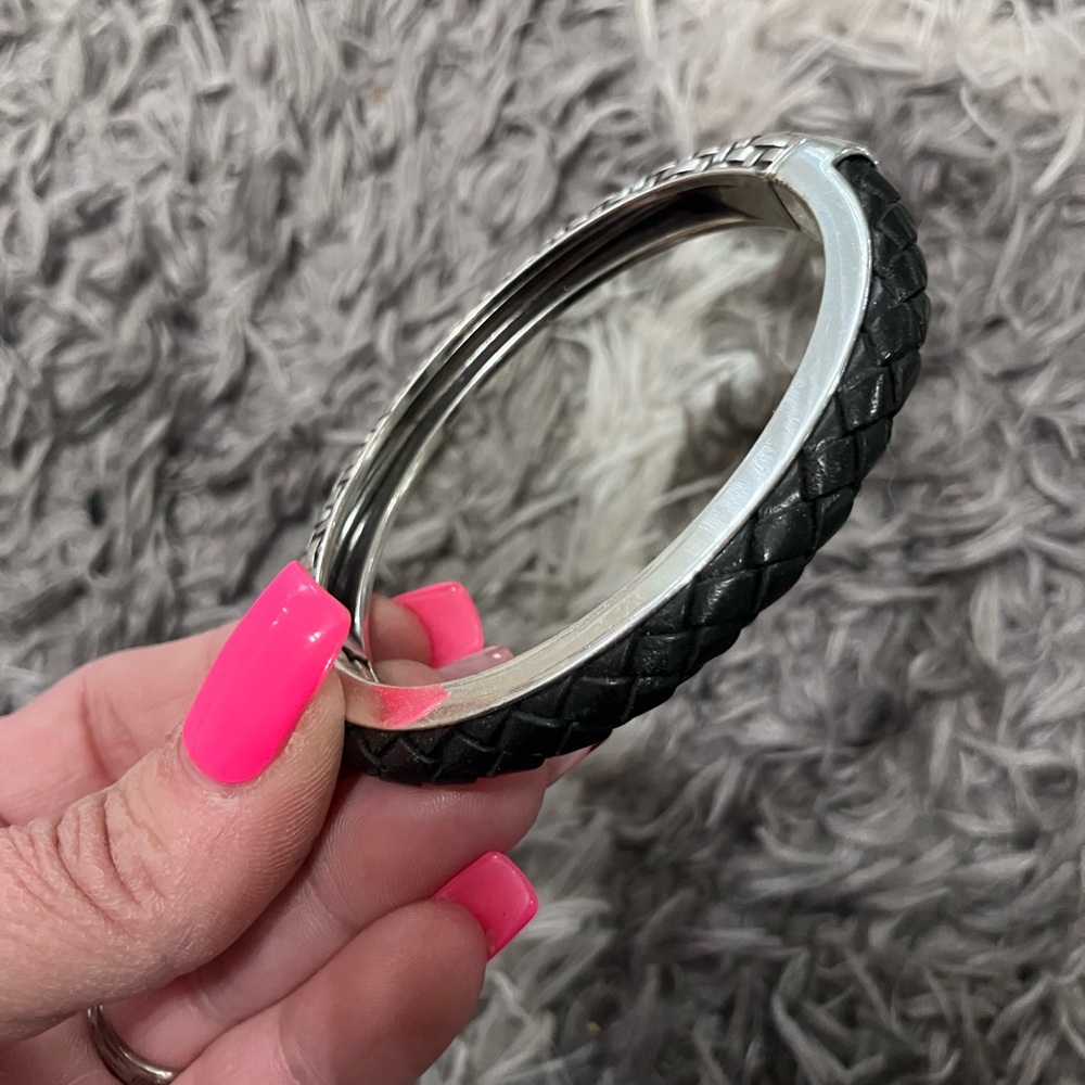 Brighton Talana black/ silver hinge bracelet